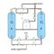 Dehumidifikator adsorpcyjny 380V/50Hz/3Ph o temperaturze wejścia 35-80C